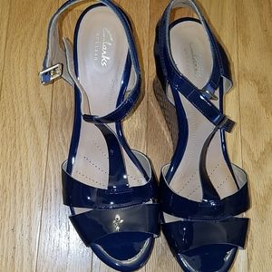 Excellent used condition Clark's Artisan wedges